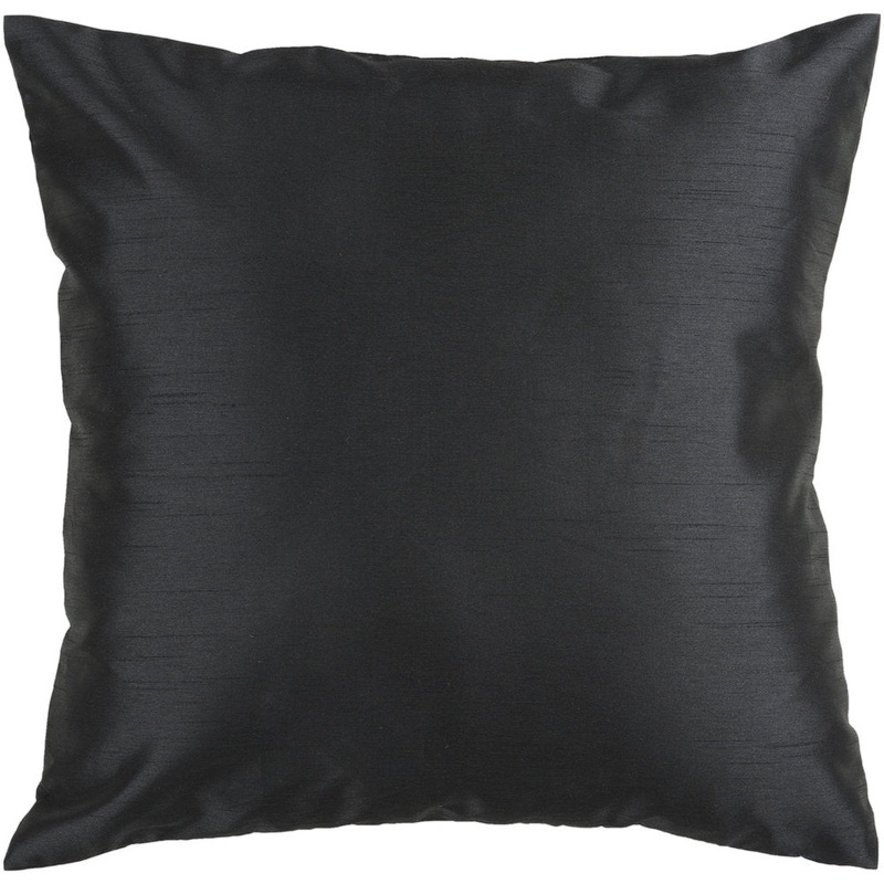 Throw Pillow Livabliss Color: Black Size: 22″ H x 22″ W x 1″ D