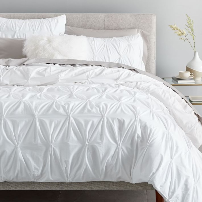 Organic Cotton Pintuck Duvet