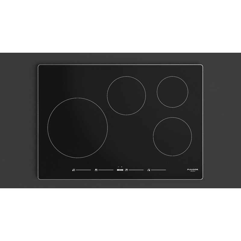 30″ INDUCTION COOKTOP WITH BRUSHED ALUMINUM TRIM
