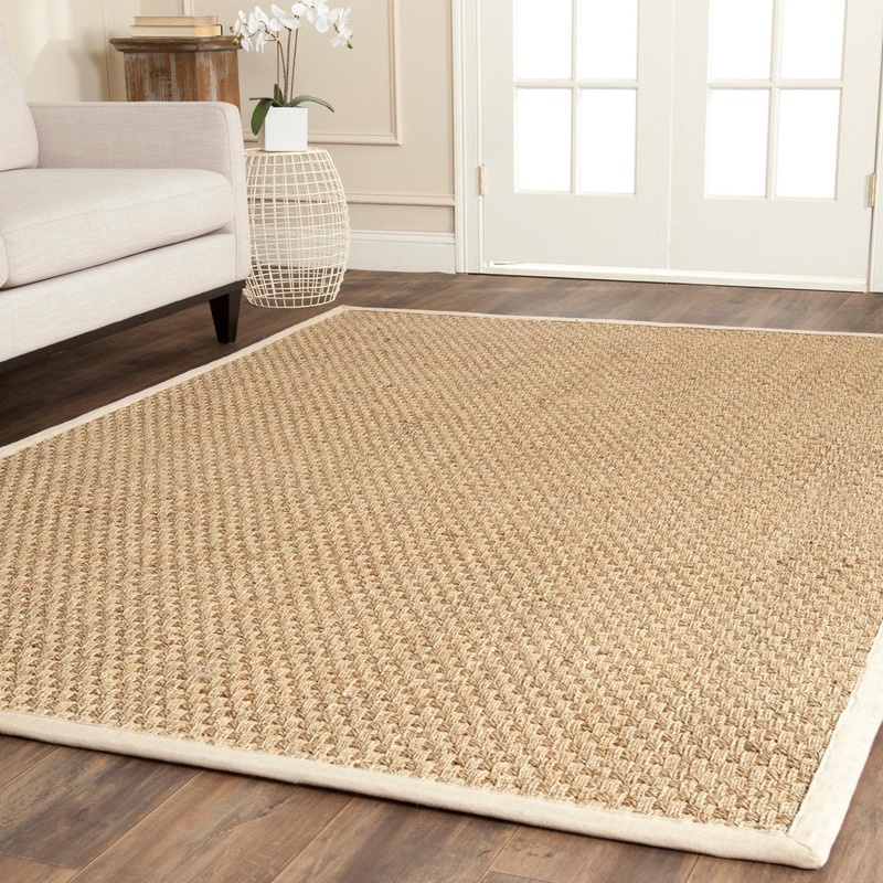Dollard Natural Fiber Seagrass Rug Breakwater Bay Rug Size: Rectangle 6′ x 9′