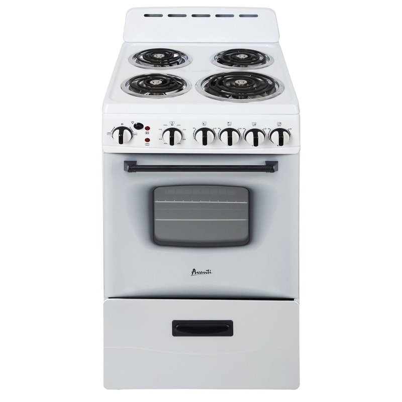 ERU200P3S Avanti 20″ Electric Range – Stainless Steel