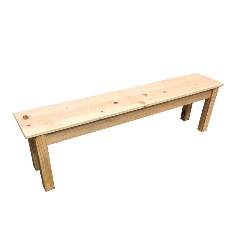Hannan Wood Bench Highland Dunes Size: 17″ H x 42″ W x 12″ D