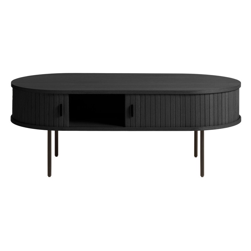 Iris Coffee Table AllModern Color: Black Oak