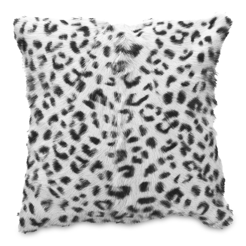 Nature’s Texture: Handcrafted Goat Fur Accent Pillow