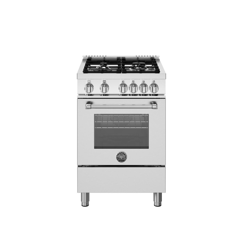 Bertazzoni MAS244GASXV 24 Inch All Gas Range, 4 Burners Stainless Steel