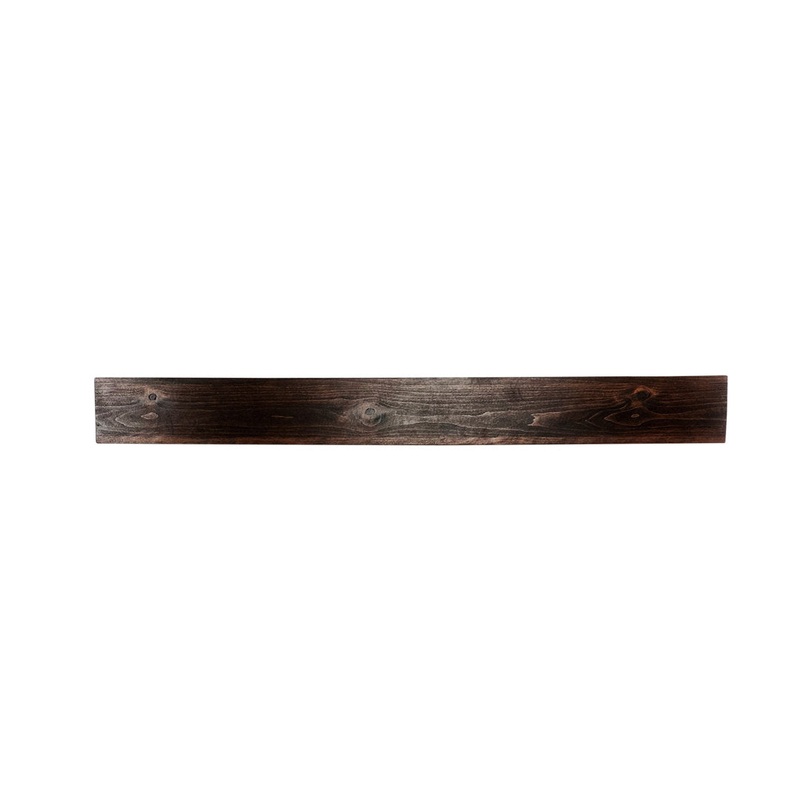 Cecilia Fireplace Shelf Mantel Millwood Pines Size (Depth x Front x Back): 6″ D Shelf Length: 72″, Finish: Red