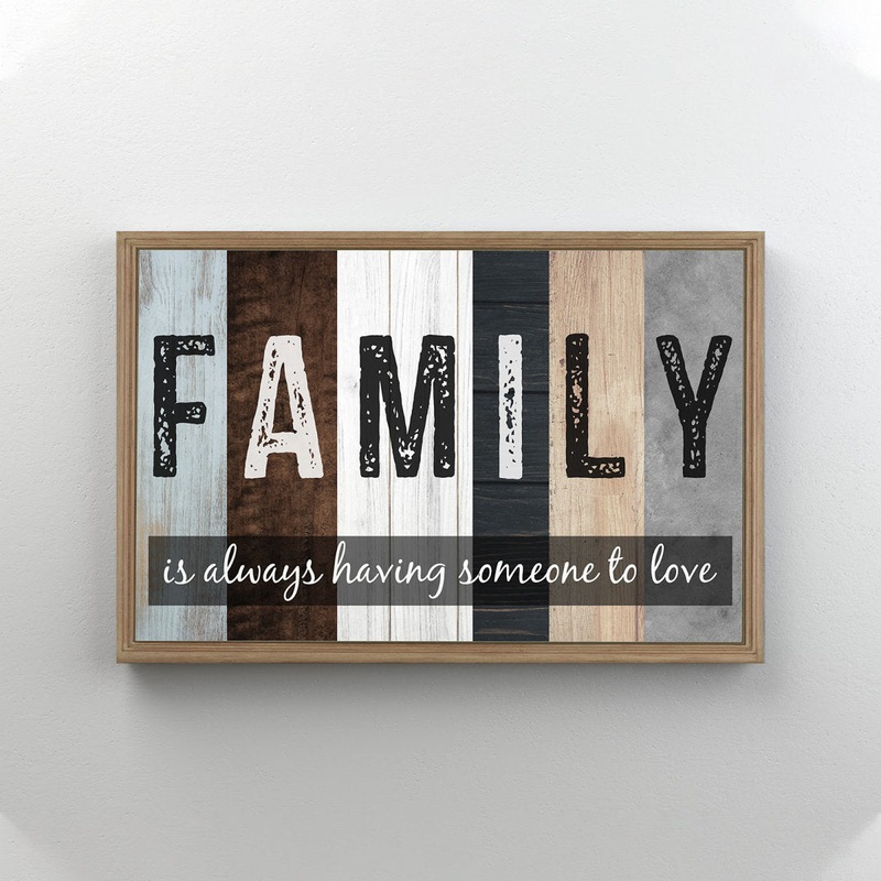 Family – Having Someone To Love Gallery Wrapped Canvas Trinx Size: 11″ H x 14″ W x 2″ D