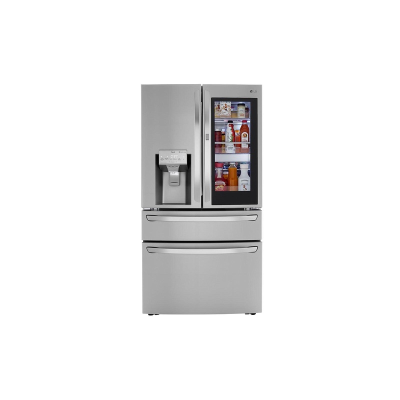 Lg LRMVC2306S 23 cu. ft. Smart wi-fi Enabled InstaView Door-in-Door Counter-Depth Refrigerator with Craft Ice Maker