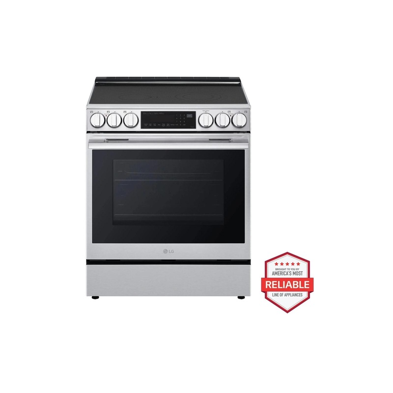 Lg LSEL6335XE 6.3 Cu. Ft. Smart Electric Slide-In Range With Instaview, Probake Convection, And Air Fry