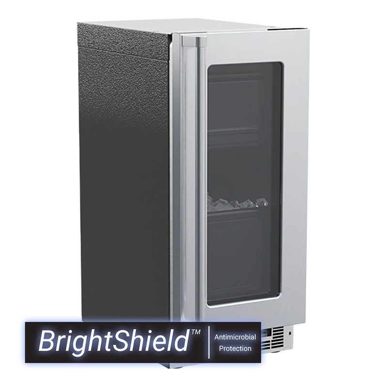 Marvel MPCP415SG81A 15 Inch Marvel Professional Clear Ice Machine With Brightshield With Door Style – Stainless Steel Frame Glass