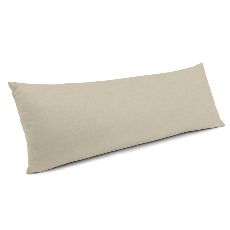 Rectangular Pillow Cover & Insert The Pillow Collection Color: Beige Size: 12″ x 24″