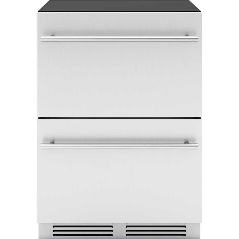 Zephyr PRRD24C1AS Presrv Refrigerator Drawers, 24in Compact, SS, 1 Zone