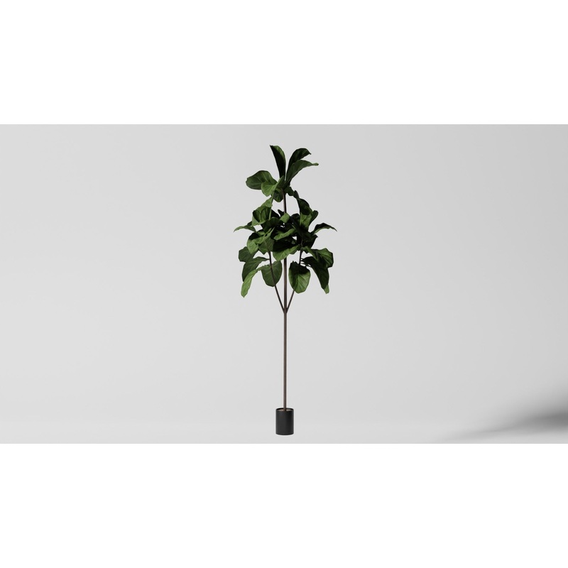 Faux Potted Fiddle Leaf Fig Trees