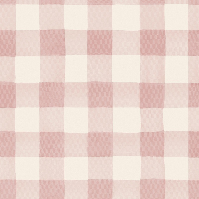 Painted Gingham Wallpaper