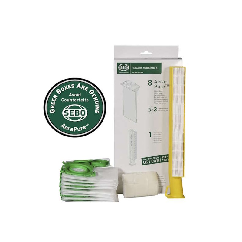 SEBO Automatic X Bags and Filters HEPA Service Box