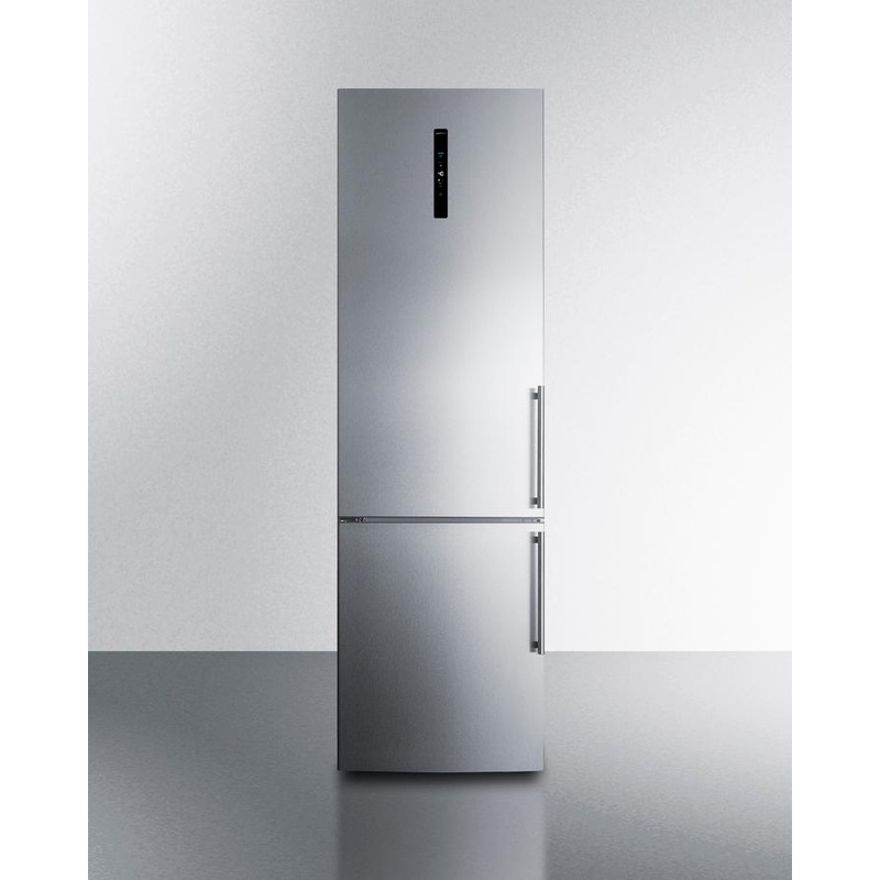 Summit FFBF181ES2IMLHD 24″ Wide Bottom Freezer Refrigerator With Icemaker