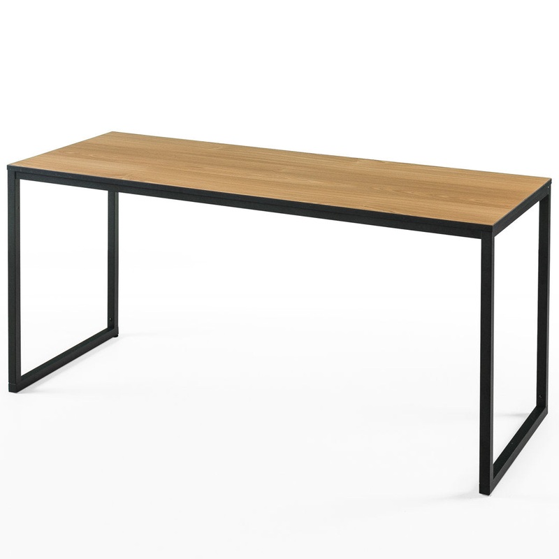 Chelmsford Desk Wrought Studio Top Color: Brown