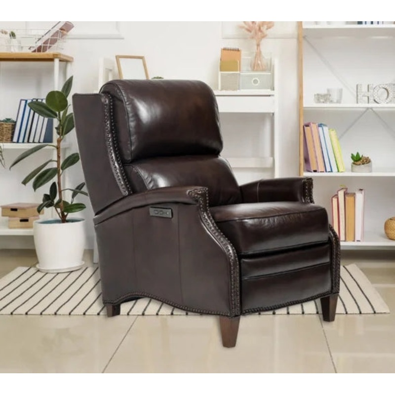 Hekkin Genuine Leather Power Standard Recliner