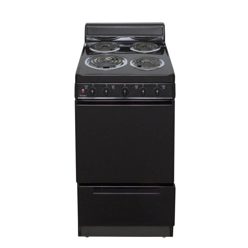 Premier EAK100BP 20 in. Freestanding Electric Range in Black