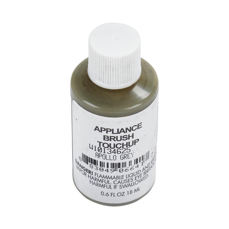 Whirlpool W10134625 0.6 oz Touch Up Paint W/Brush – Apollo Grey