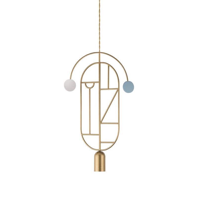Wooden Dots 07 Pendant Light