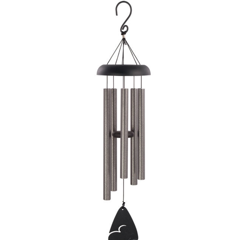 Grimstad Wind Chime Latitude Run Color: Pewter Size: 30″ H x 6″ W x 6″ D
