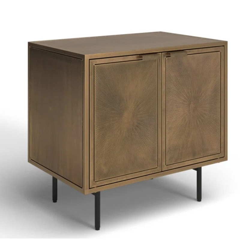 Melissa Metal Accent Cabinet