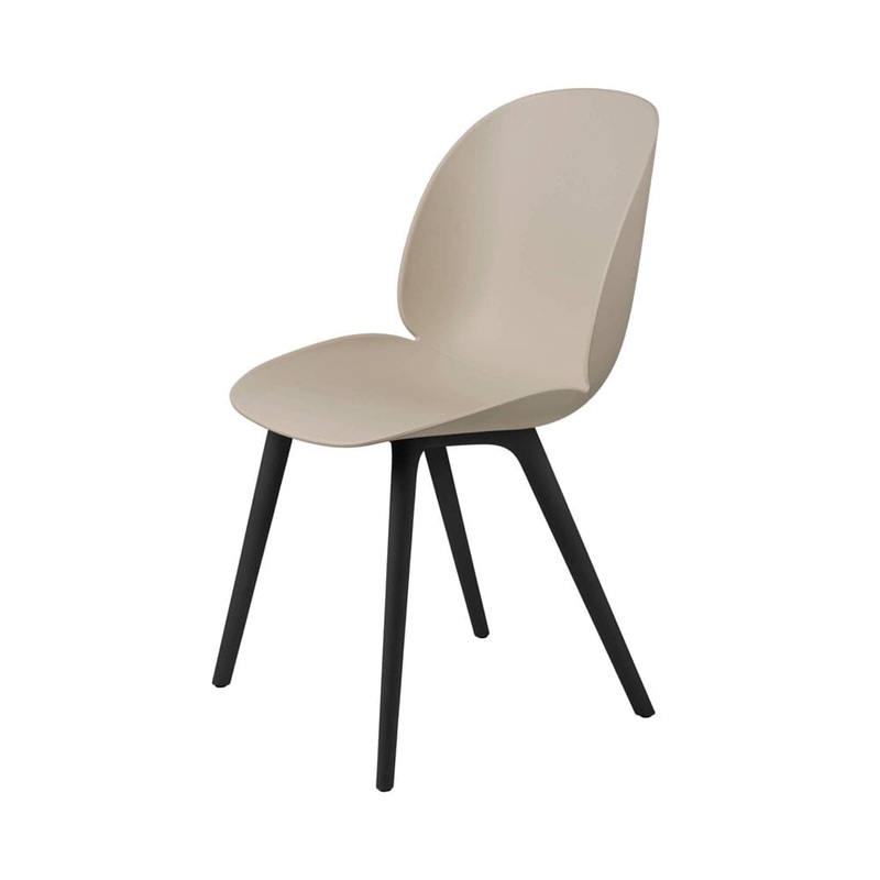 Beetle Black Plastic Base Dining Chair