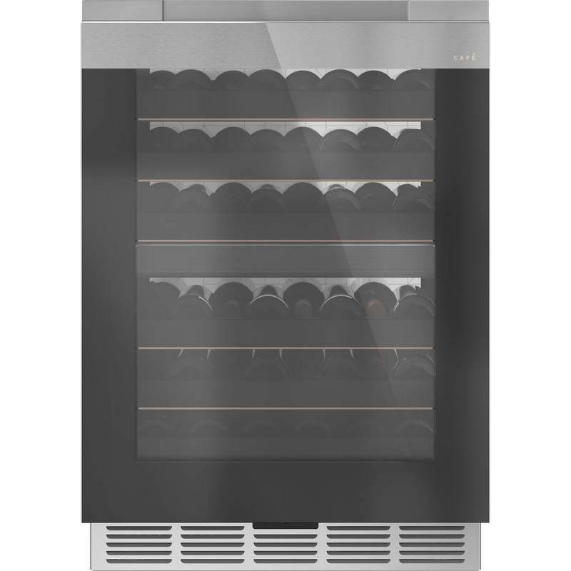 Cafe CCR06DM2PS5 Caf(eback) Wine Center in Platinum Glass