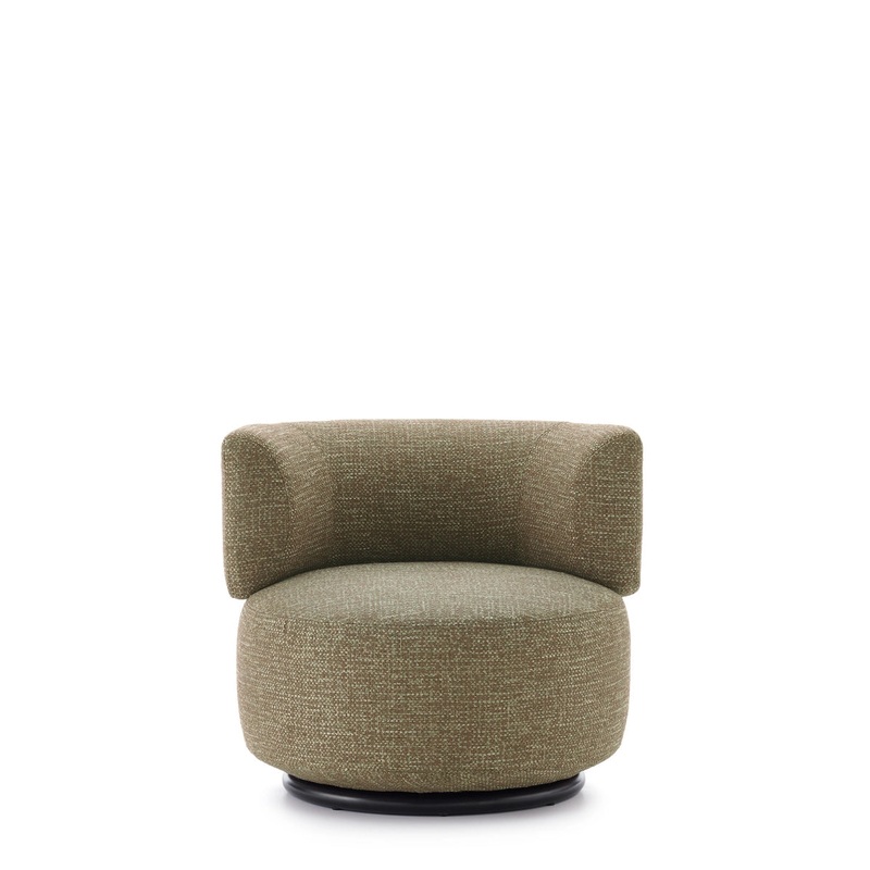 K-waiting swivel armchair texture
