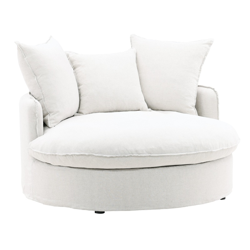 Relaxation Retreat White Slipcover