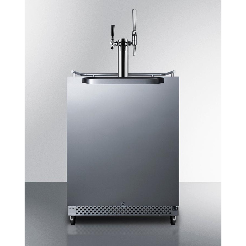 Summit SBC696OSCMTWIN 24″ Wide Built-In Outdoor Cold Brew/Nitro Coffee Kegerator