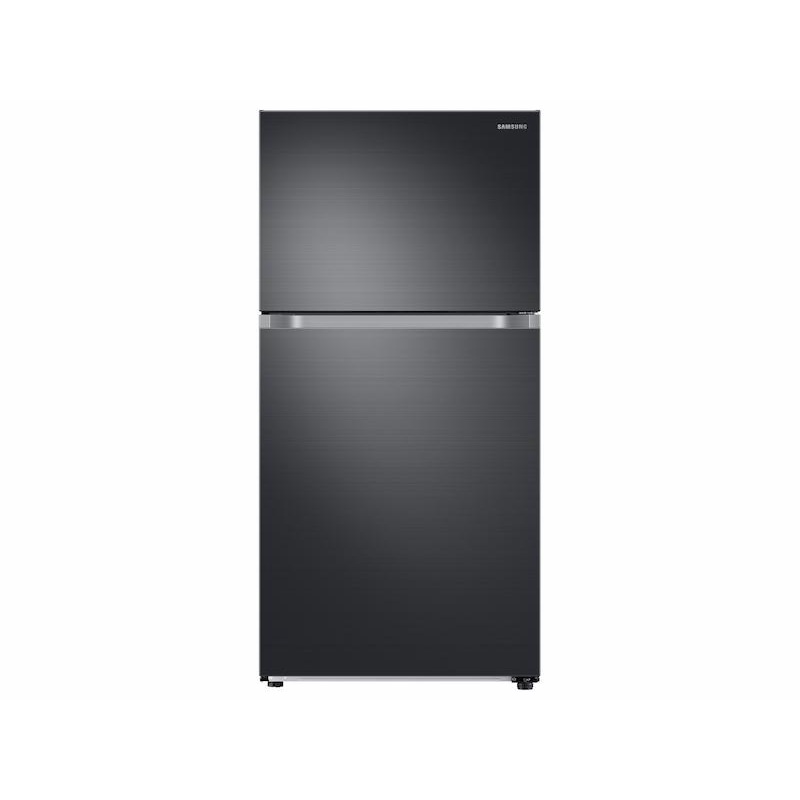 21 cu. ft. Top Freezer Refrigerator with FlexZone and Ice Maker in Black Stainless Steel