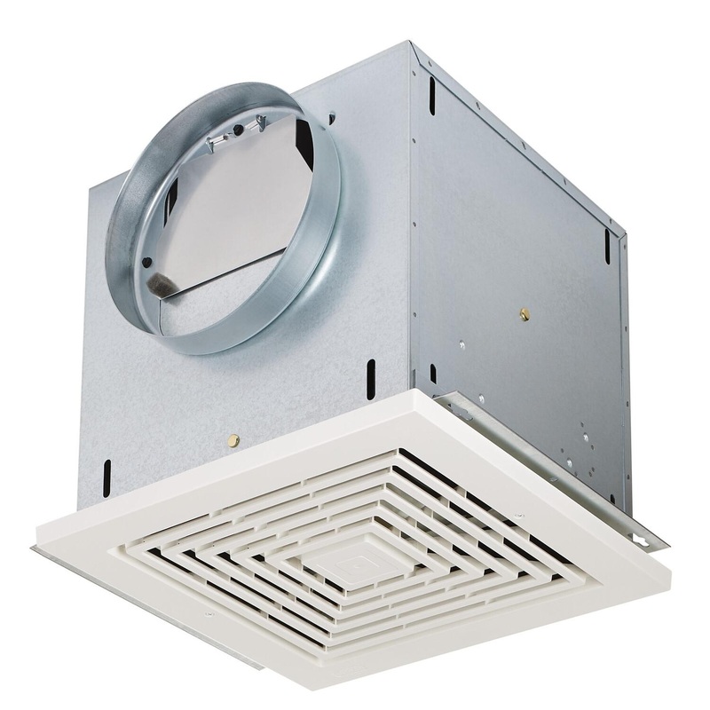 Broan L300E High-Capacity, Light Commercial 310 Cfm Ceiling Mount Ventilation Fan, 2.5 Sones Energy Star Certified