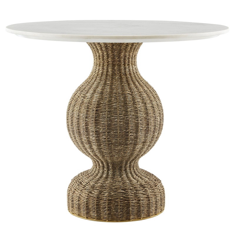 Cozy Round Marble Table by Modway