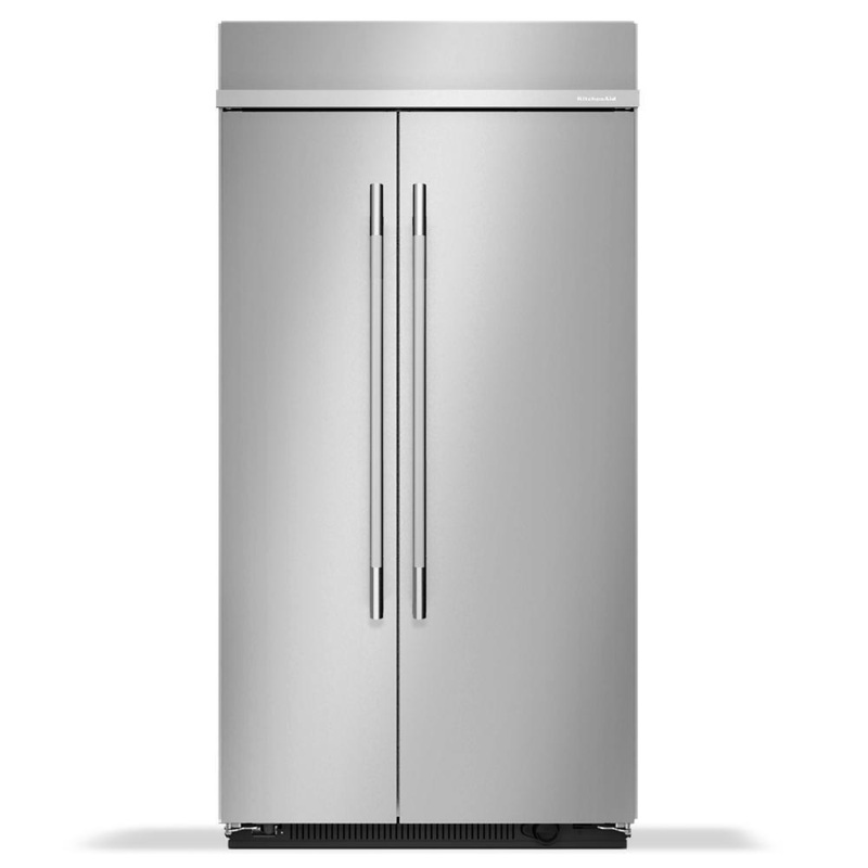 Kitchenaid KBSN742SPS 25.5 Cu. Ft. 42″ Built-In Side-By-Side Refrigerator With Platinum Interior