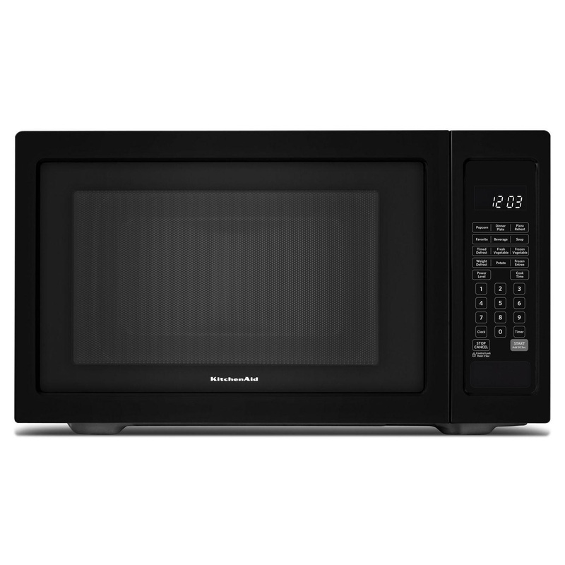 Kitchenaid KMCS1016GBL 21 3/4″ Countertop Microwave Oven – 1200 Watt Black