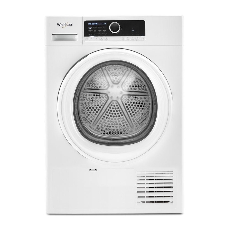 Whirlpool WCD3090JW 4.3 Cu. Ft. 24″ Small Space Ventless Dryer