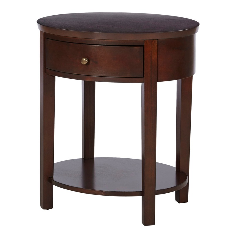 Zaheed End Table with Storage Red Barrel Studio Color: Espresso