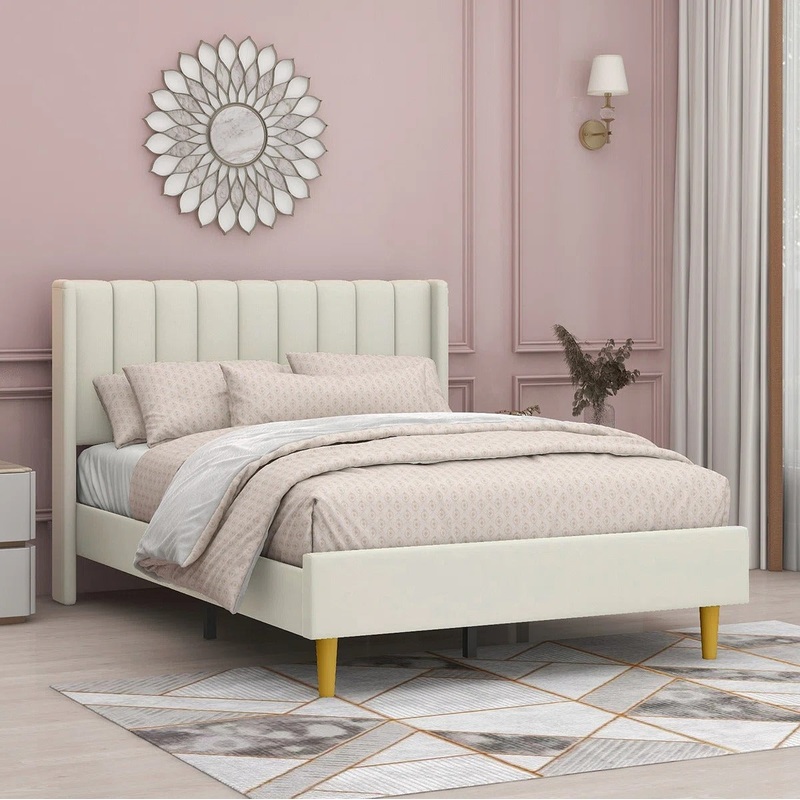Eriksay Low Profile Upholstered Platform Bed