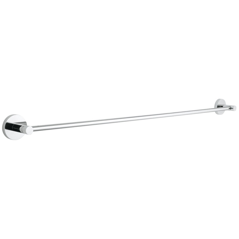 Essentials 33.62″ Wall Mounted Towel Bar GROHE Finish: StarLight Chrome