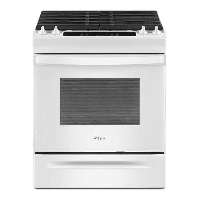 Whirlpool WEG515S0LW 5.0 Cu. Ft. Whirlpool Gas Range with Frozen Bake Technology