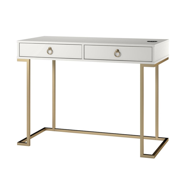 Battista Writing Desk Willa Arlo Interiors Color (Top): White