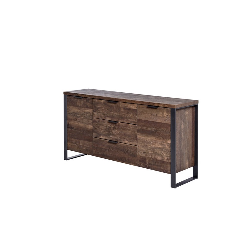 Draylen 59” Wide 3 Drawer Sideboard 17 Stories Color: Vintage Oak