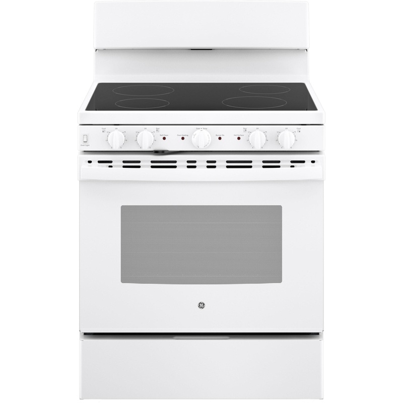 Ge Appliances JB480DYWW Ge Energy Star 30″ Free-Standing Electric Radiant Smooth Cooktop Range
