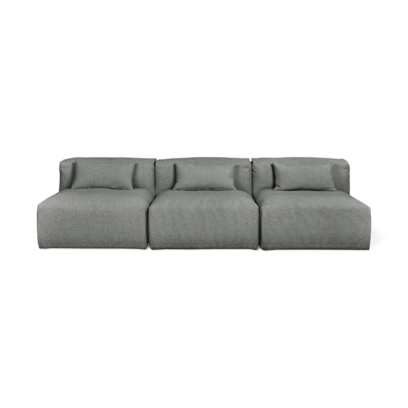 Nest Modular 3-piece Armless Sofa