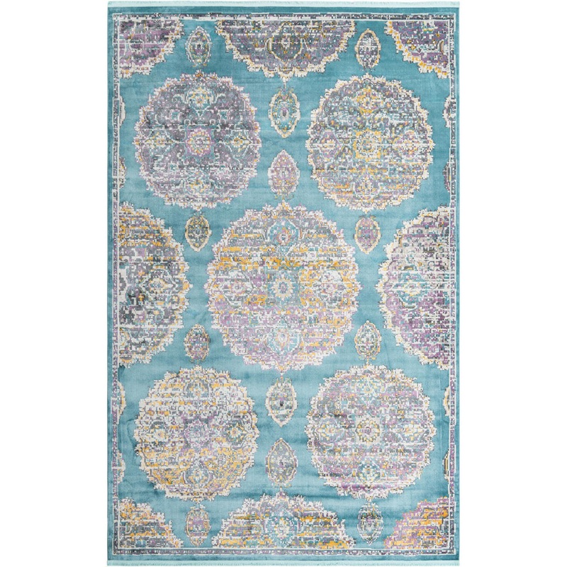 Paragon Rug_Blue Rugs.com Rug Size: Rectangle 5’5″ x 8′