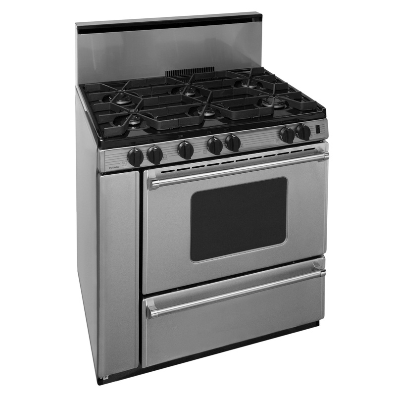 Premier P36S3282PS 36 in. ProSeries Freestanding Sealed Burner Gas Range in Stainless Steel