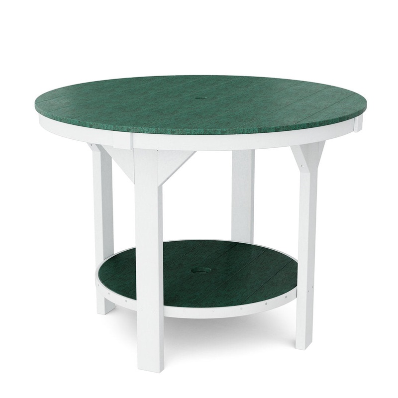 Heritage 48″ Pub Table Wildridge Color: Turf Green/White