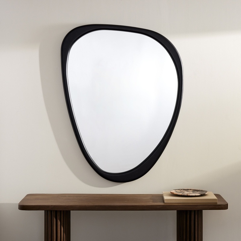 Mid Century Asymmetrical Wall Mirror